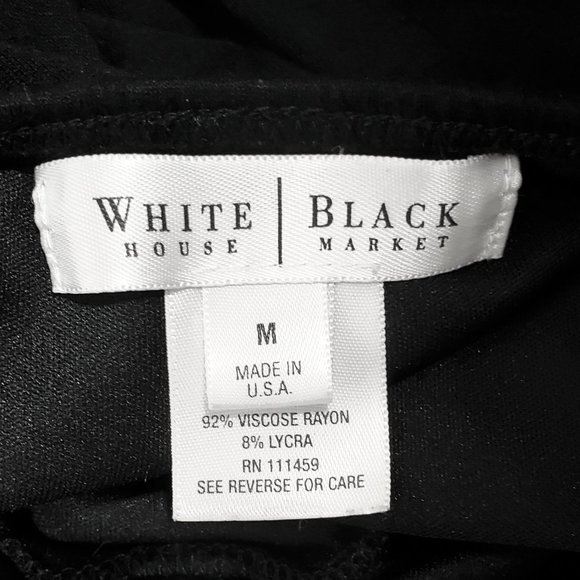 WHBM Black Lace Trim Flowy Halter Top Women's Medium - Picture 8 of 9